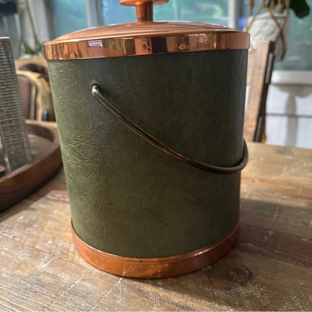 Coppercraft Guild Brushed Copper Ice Bucket with Signature Seal